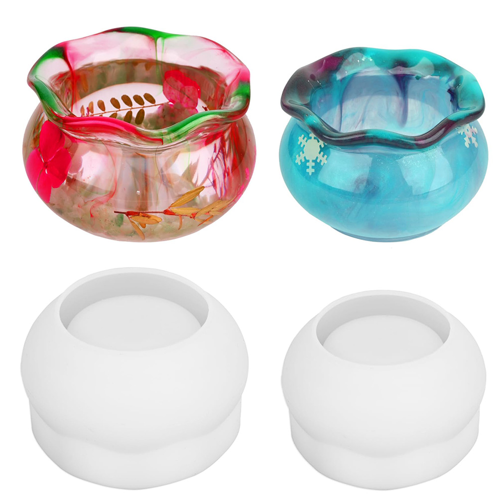 Resin Art Mould - اليدوية سيليكون صندوق تخزين القالب ،