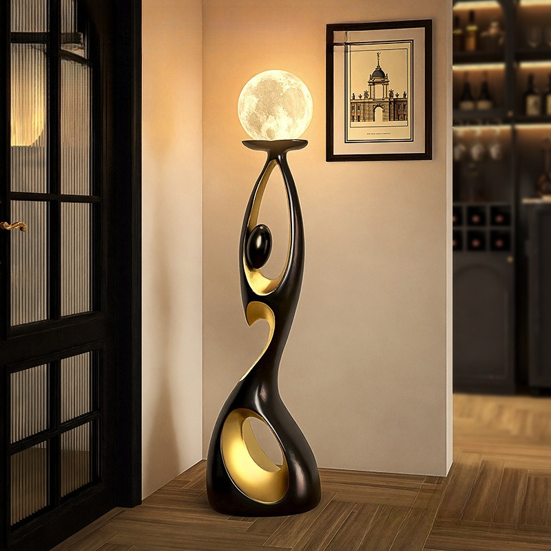 Resin Art Floor Design - مصابيح أرضية فنية من الراتنج بتصميم