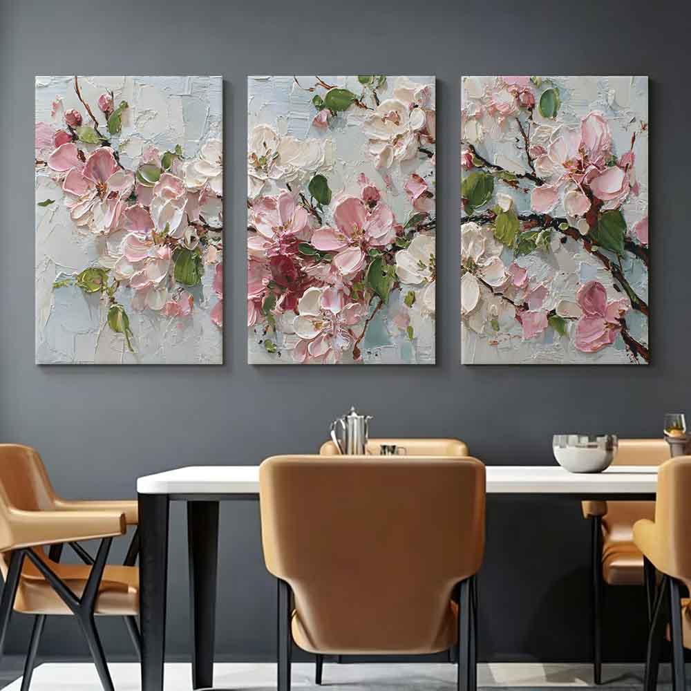 Resin Art On Canvas - [مسطح ثنائي الأبعاد] 3 قطع 11.81*15.74
