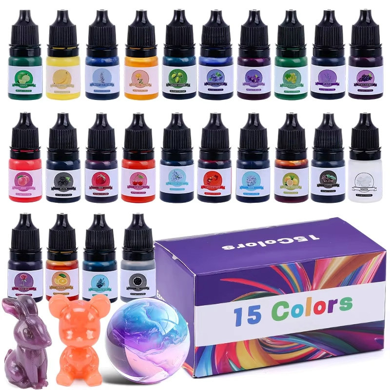 Resin Art Pen - صبغة ألوان راتنجات الايبوكسي 24 ألوان