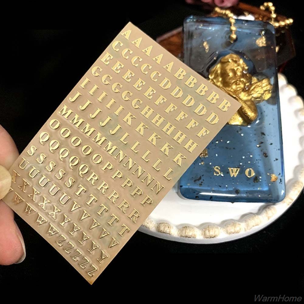 Resin Art Alphabet - حروف إنجليزية لحشو راتنجات الإيبوكسي ،