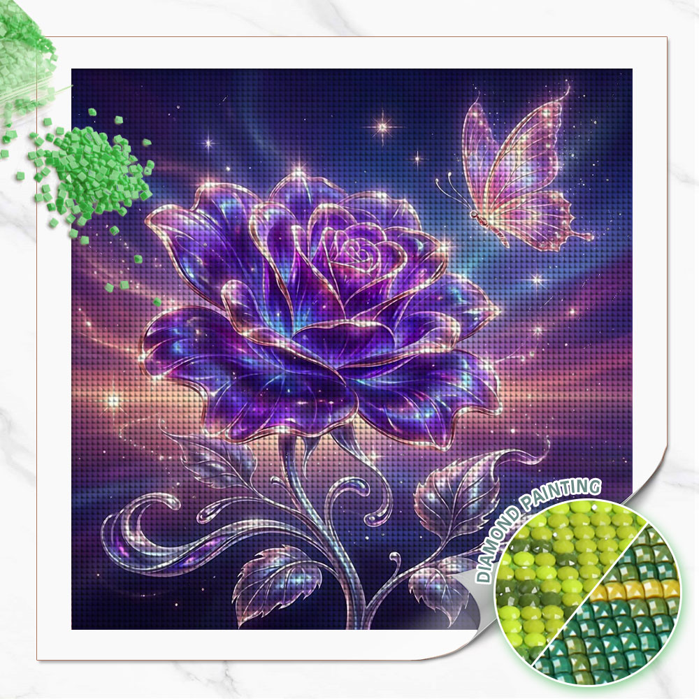 Resin Art For Rose - لوحات فنية مزخرفة بالألماس من هوكان،
