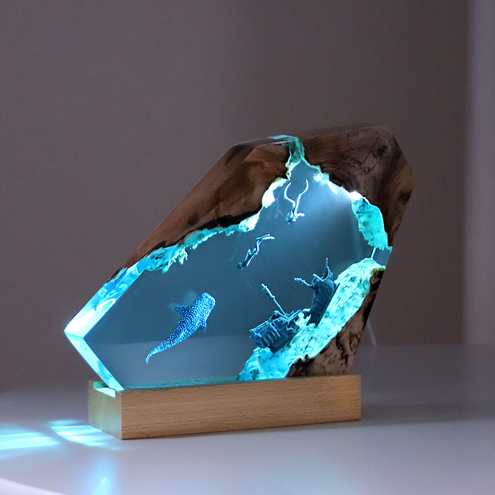 Resin Art Ocean - جديد الإبداعية داخلي غرفة نوم طاولة