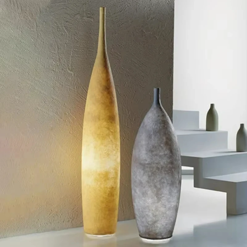 الفن زهرية مصباح أرضي الحديثة  - مراجعة Resin Art Floor Design وسعره