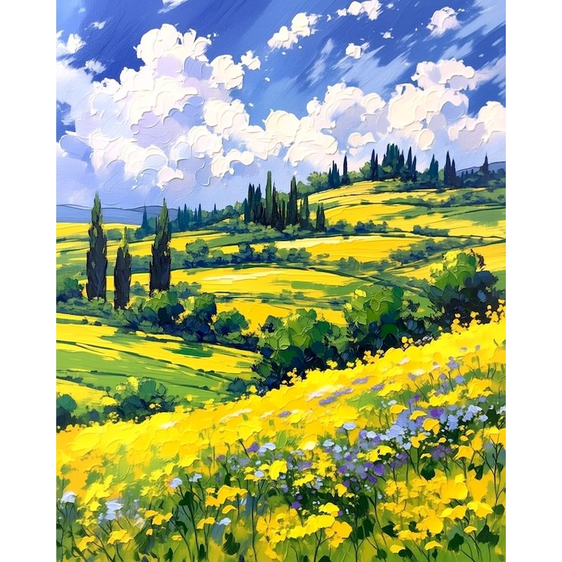 لوحة زيتية يدوية الصنع من CHEN - مراجعة Resin Art On Canvas وسعره