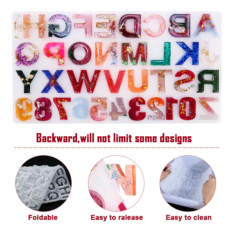 الأبجدية الايبوكسي الراتنج قال - مراجعة Resin Art Alphabet وسعره