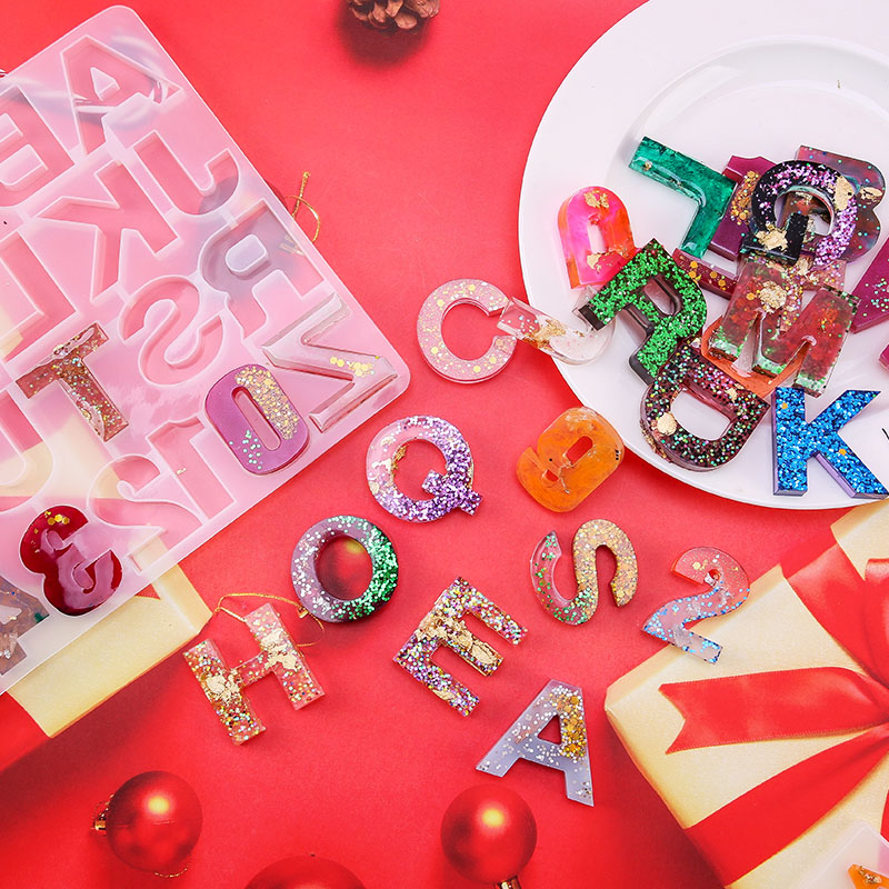 الأبجدية الايبوكسي الراتنج قال - مراجعة Resin Art Alphabet وسعره