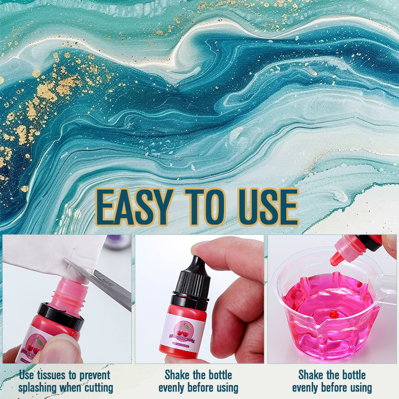 صبغة ألوان راتنجات الايبوكسي 2 - مراجعة Resin Art Pen وسعره