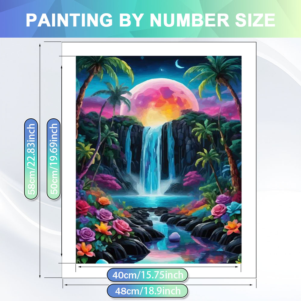 لوحات هواكان بالأرقام على القم - مراجعة Resin Art On Canvas وسعره