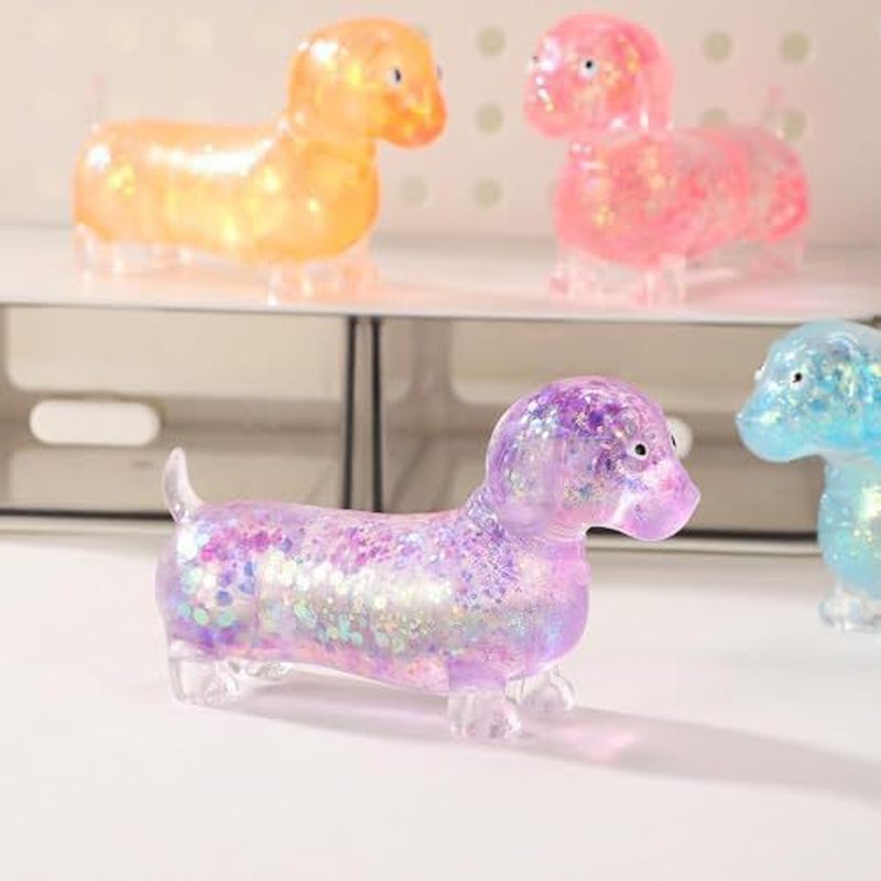 لعبة داشهند لامعة ناعمة قابلة  - مراجعة Resin Art Materials وسعره
