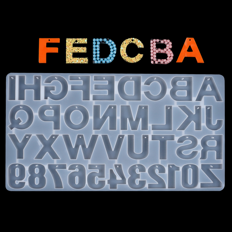 رسالة رقم المفاتيح قالب من الس - مراجعة Resin Art Alphabet وسعره