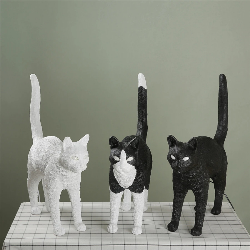 مصباح طاولة القط الشمال ، ضوء  - مراجعة Resin Art Floor Design وسعره