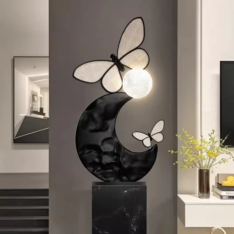 الحديثة الفاخرة الراتنج فراشة  - مراجعة Resin Art Floor Design وسعره