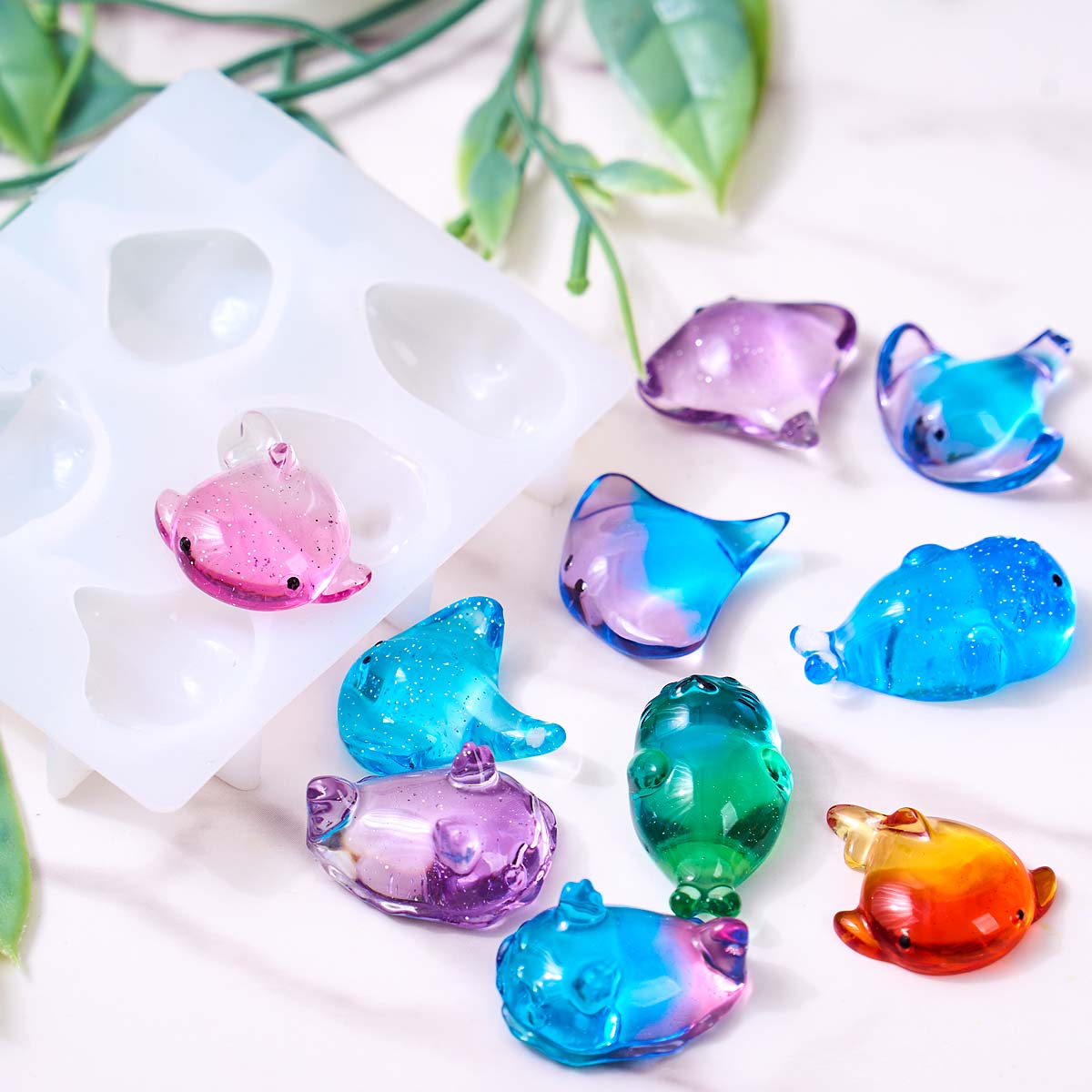 قالب سيليكون ثلاثي الأبعاد بتص - مراجعة Resin Art Mould وسعره