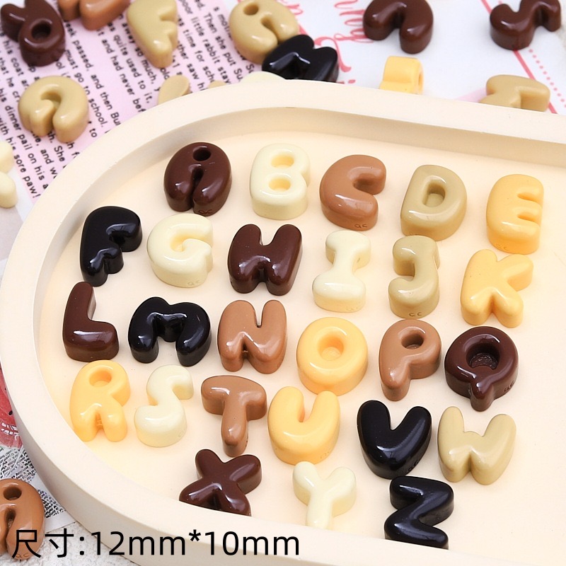 30 قطعة جديد لطيف الراتنج الكر - مراجعة Resin Art Alphabet وسعره
