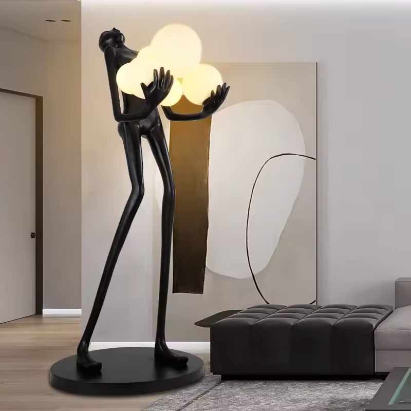 مصباح أرضي LED عصري بتصميم نور - مراجعة Resin Art Floor Design وسعره