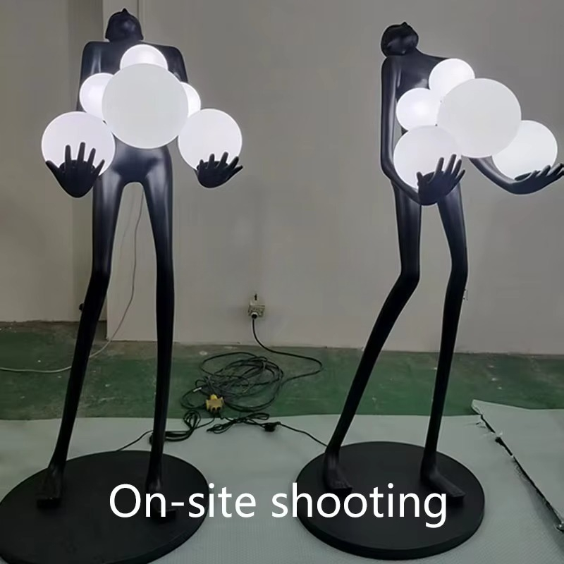 مصباح أرضي LED عصري بتصميم نور - مراجعة Resin Art Floor Design وسعره
