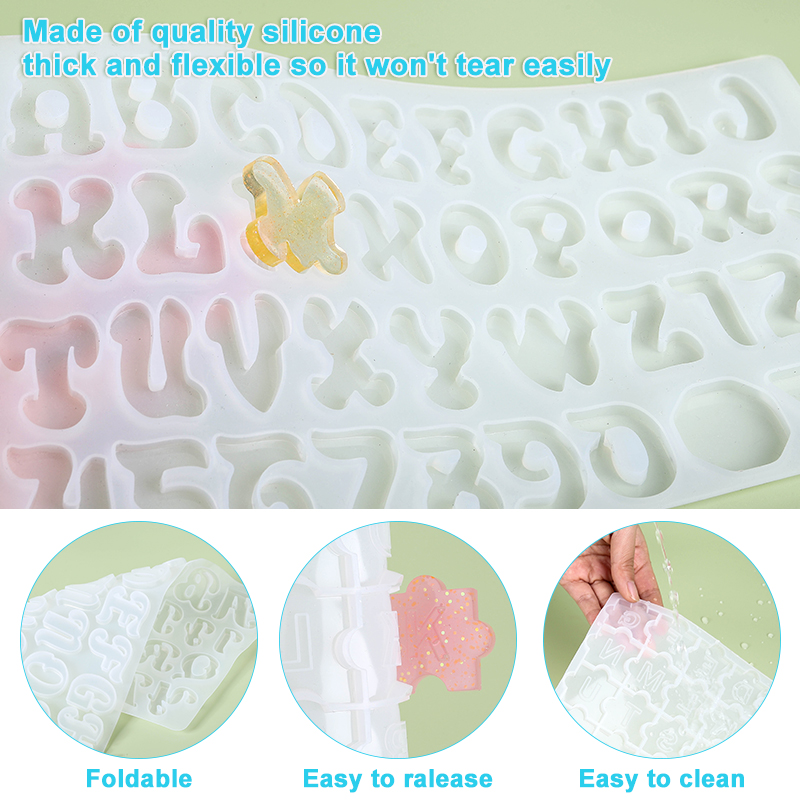 الأبجدية المفاتيح قوالب الأبجد - مراجعة Resin Art Alphabet وسعره