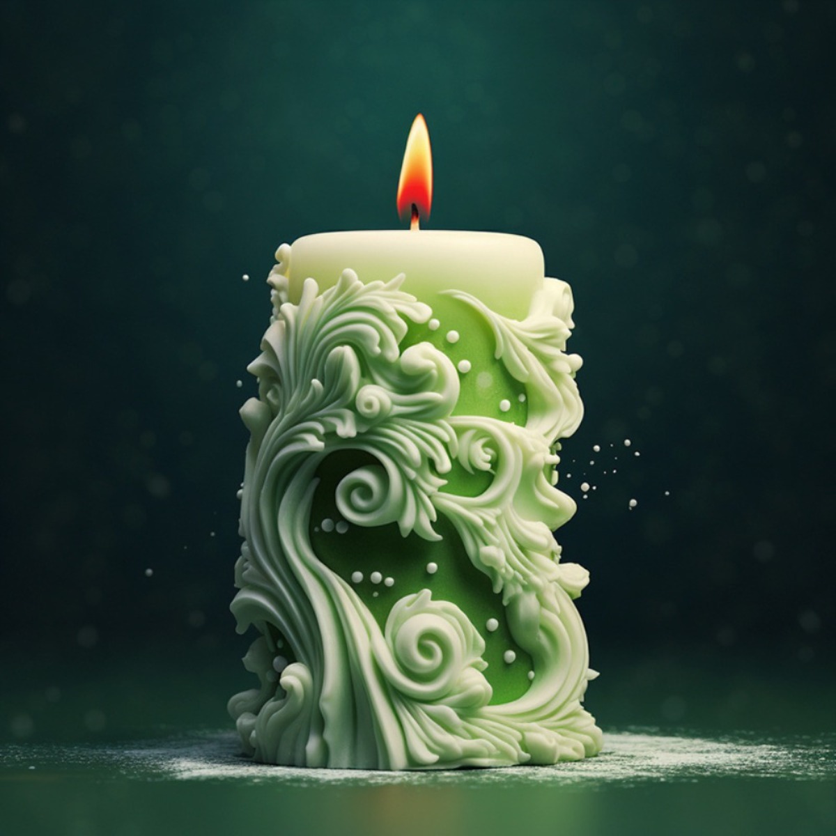 الهندسة منحوتة أسطواني سيليكون - مراجعة Resin Art Ocean وسعره