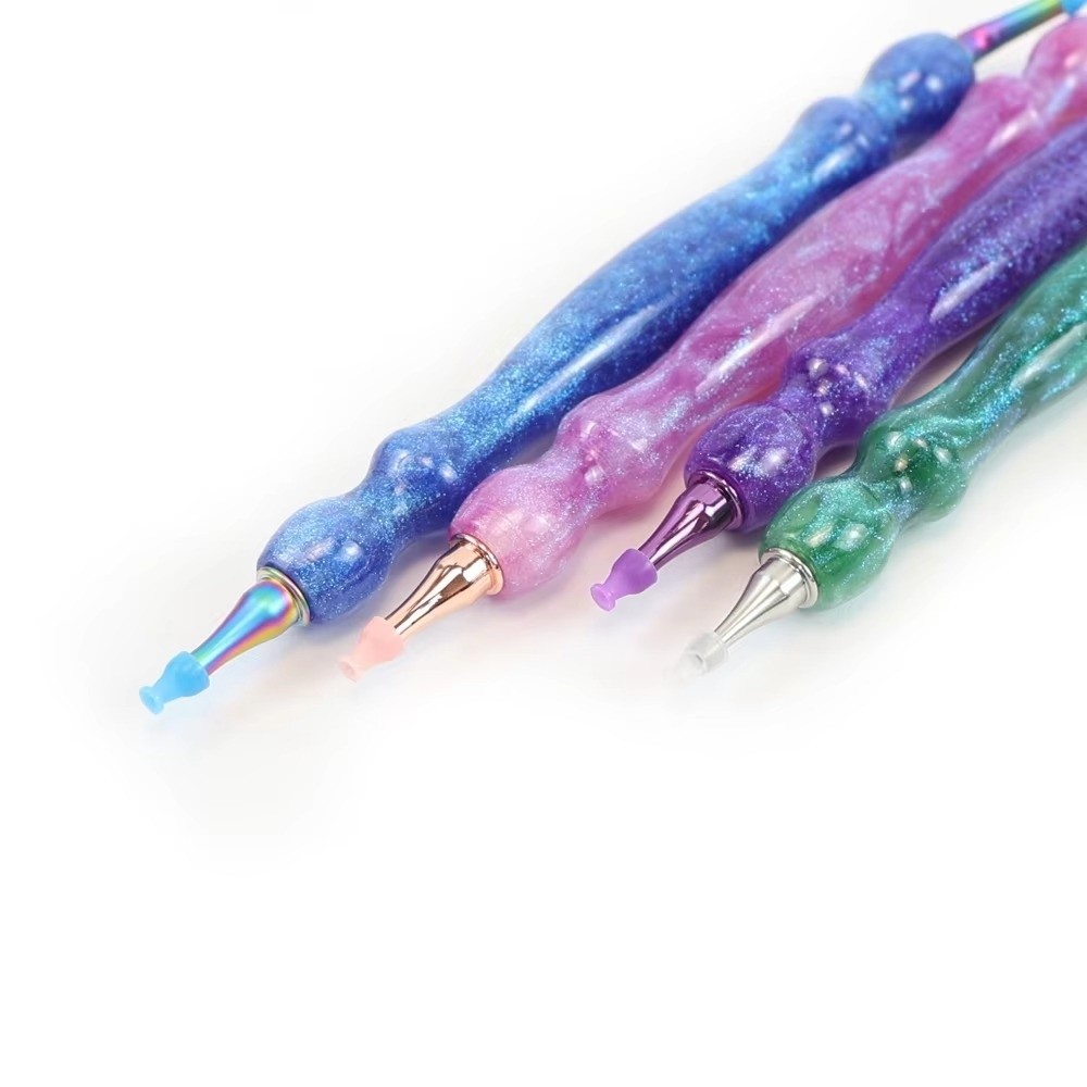 10 قطع من رؤوس أقلام الرسم بال - مراجعة Resin Art Pen وسعره