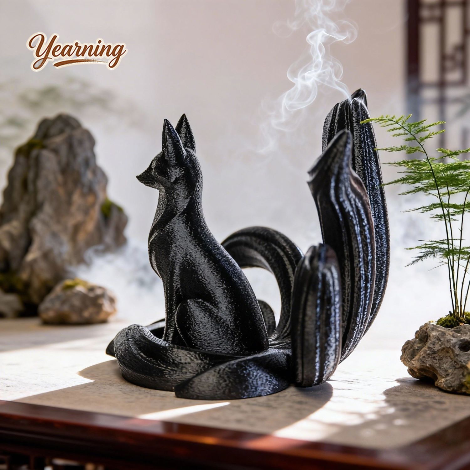 زينة فنية بسيطة على شكل ثعلب ذ - مراجعة Resin Art Anniversary Gift وسعره