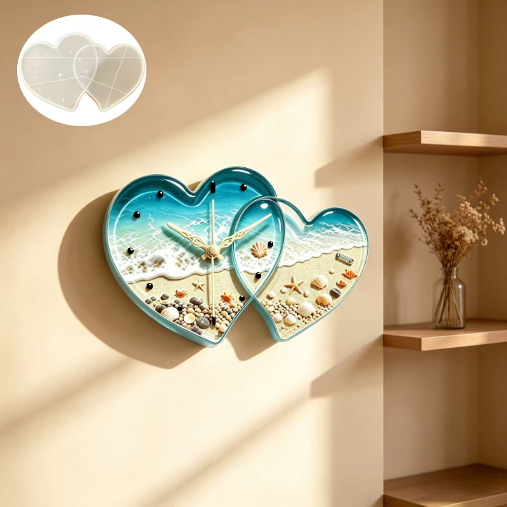 قالب سيليكون على شكل ساعة بتصم - مراجعة Resin Art Mould وسعره
